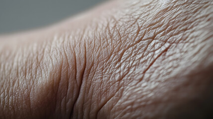 Fototapeta premium Closeup wrinkled skin hand of elderly woman