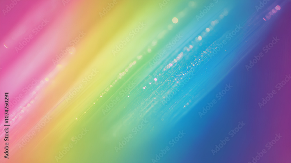Poster abstract background with a rainbow colored gradient.