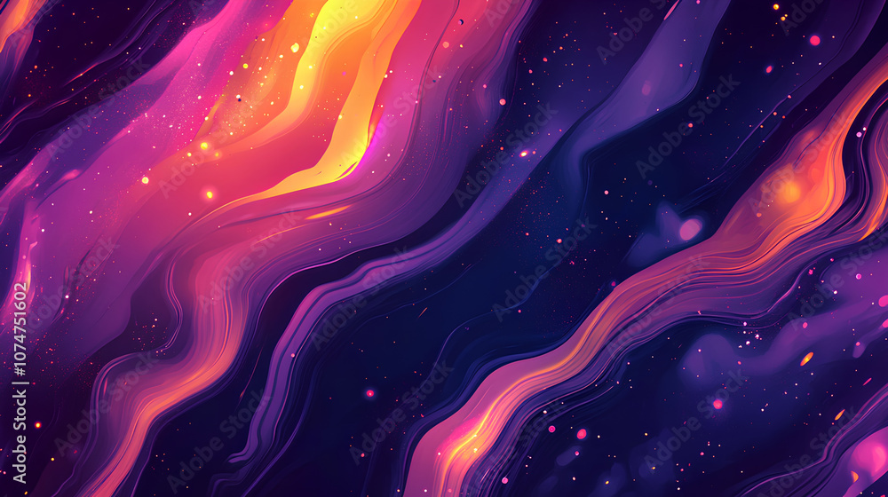 Poster abstract background with combination of different colors and textures