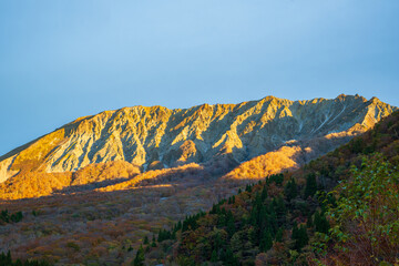 日本の鳥取県の大山の美しい風景