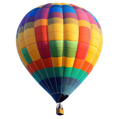 Majestic Colorful Hot Air Balloon in the Sky