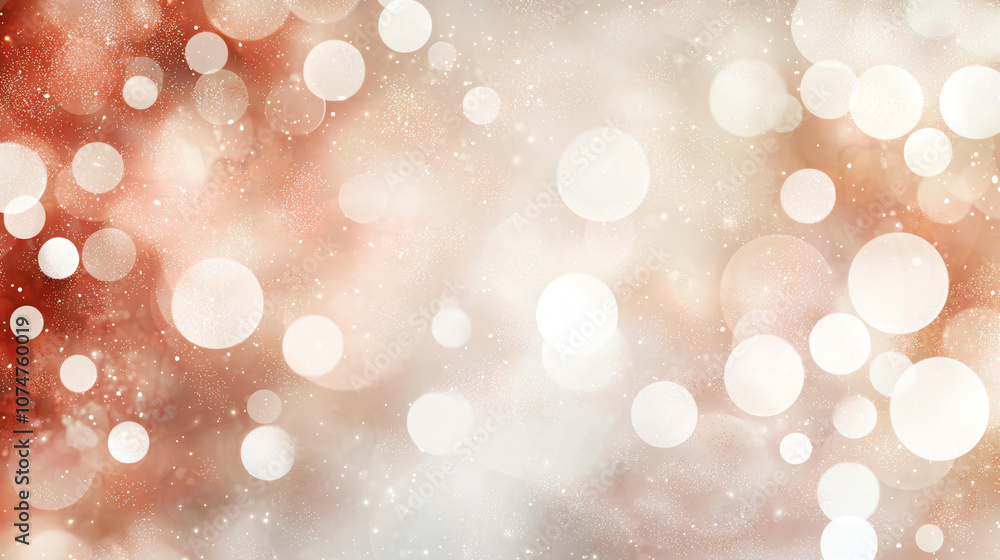 Poster abstract background soft focus bokeh lights in warm colors create dreamy atmosphere, enhancing any d