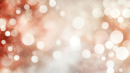 Obraz premium Abstract background Soft focus bokeh lights in warm colors create dreamy atmosphere, enhancing any design. Ideal for backgrounds or festive themes