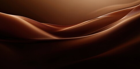 Abstract Brown Waves and Lines - A Study in Texture and Depth