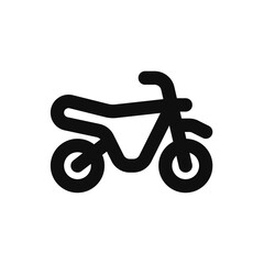 motorbike icon. Simple vector sign.