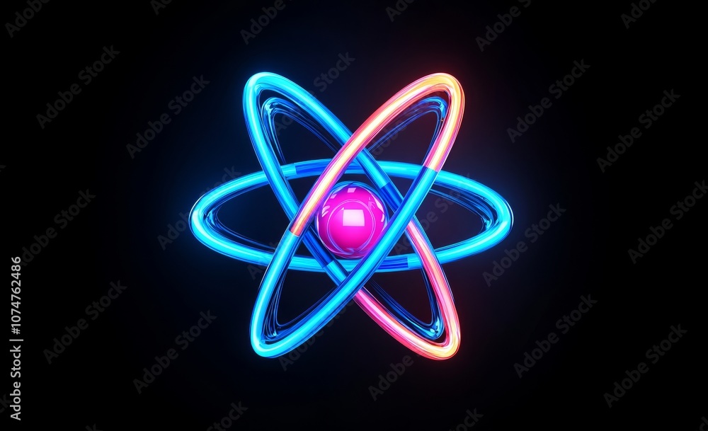 Aufkleber brains and neural networks in 3d. stock illustration.