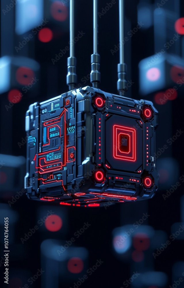 Poster ai and quantum computing for powerful data elaboration. superconducting qubits, photons particles. a