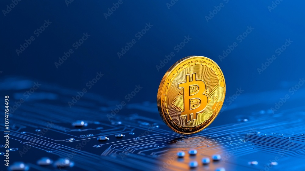 Poster solid background in quantum computing for cryptography