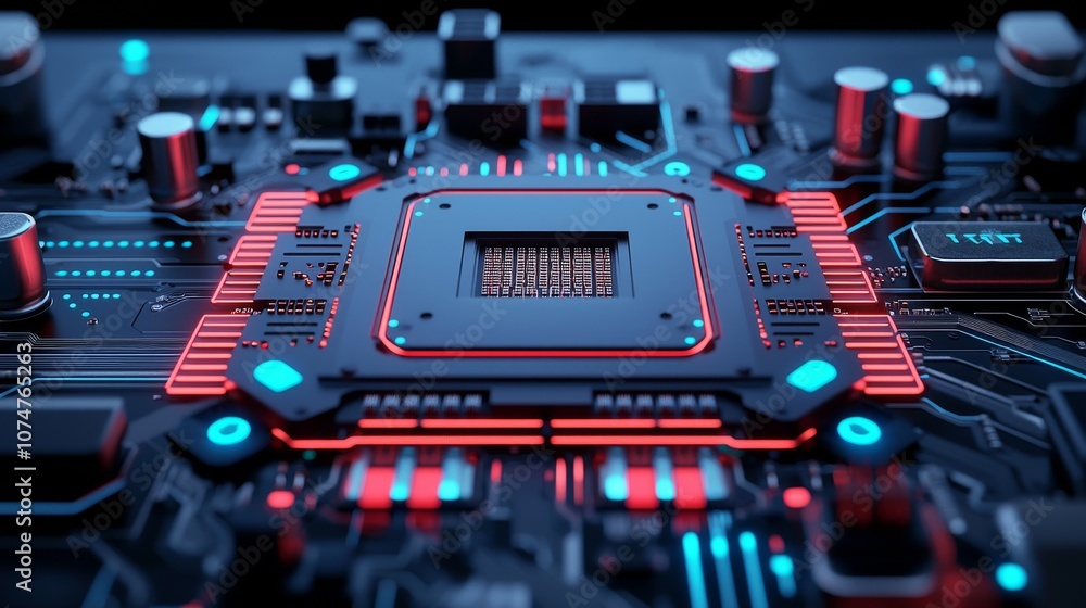 Poster hardware components for quantum computing, such as quantum gates and cryogenic cooling systems