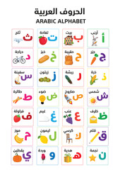 Arabic alphabet letters shapes pattern set language learning  typographic calligraphy typography Colorfull Fonts Style  text type


