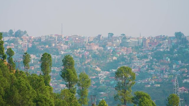 Almora Kumaon District Capital Mountain Landscape Uttarakhand
