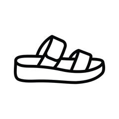 Get this amazing icon of chappal in modern style