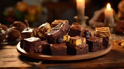 Assortment of Delicious Brownies