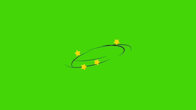Dizzy effect, Cartoon effects animation, hand drawn effect animation, vector look animation, comic book effects