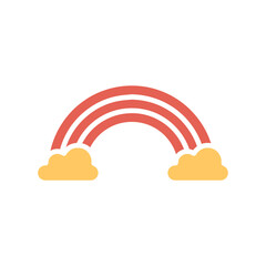 Fototapeta premium Rainbow Vector Icon