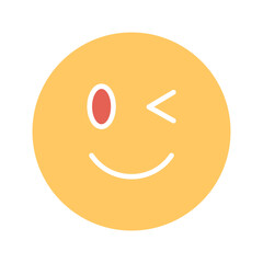 Winking Face Vector Icon
