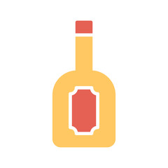 Wine Label Vector Icon