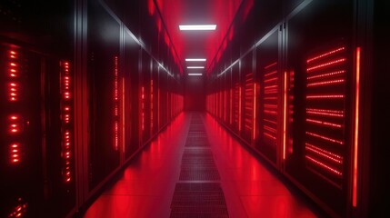 Red Server Room
