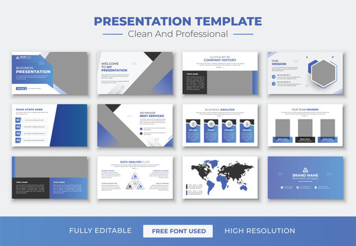 Sleek and Stylish Business PowerPoint Template for High-Impact Presentations, Clean and Elegant Business Slides – Perfect for Annual Reports and Client Meetings