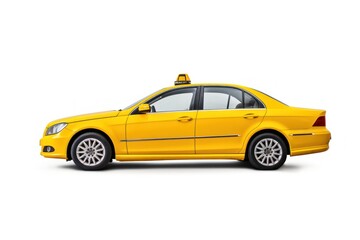 Taxi car vehicle white background transportation.