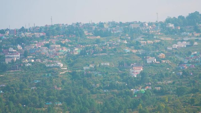 Almora Kumaon District Capital Mountain Landscape Uttarakhand