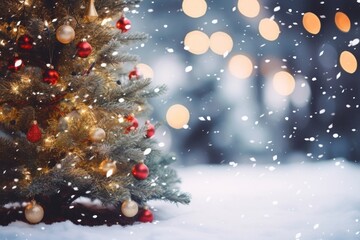 Christmas tree christmas outdoors nature.