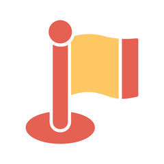 Flagpole Vector Icon