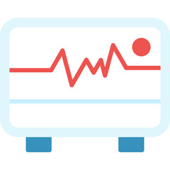 Obraz premium Electrocardiogram Icon
