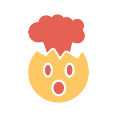 Obraz premium Exploding Head Vector Icon