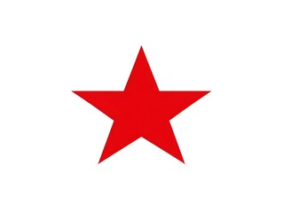 Obraz premium Isolated Red Star Graphic Icon logo Symbol