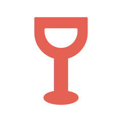 Wine Glassware Vector Icon