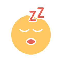 Sleeping Face Vector Icon