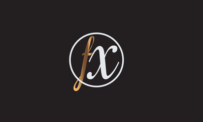 FX, XF , F , X , Abstract Letters Logo Monogram
