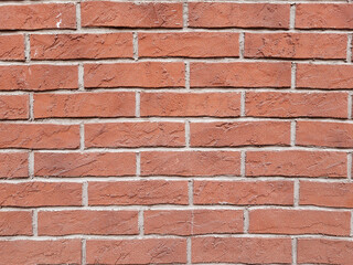 Red brick wall background