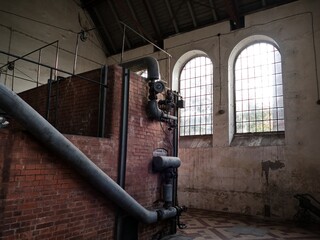 old water treatment plant in Prague bubenec