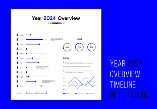Yearly Timeline Infographic Template