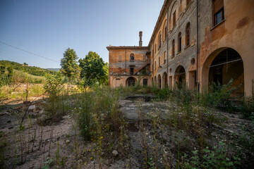Fototapeta premium Haunted Seminary with the Blue Chapel: An Italian Ghost Story
