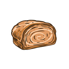 Freshly Baked Swirled Bread Loaf for breakfast or snack times, perfect for any meal