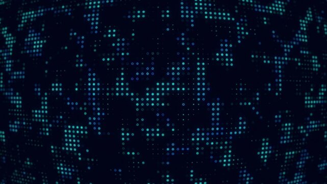 digital abstract background animation