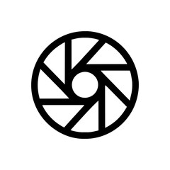 Obraz premium shutter icon. Simple vector sign