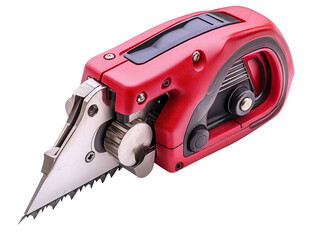 Fototapeta premium Mini Circular Saw with Cord isolated on transparent background