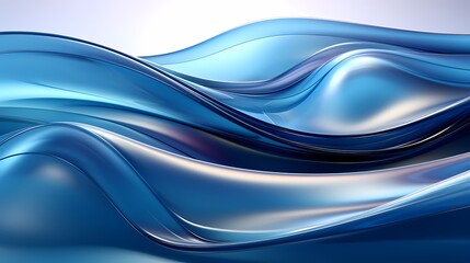 Fototapeta premium digital technology blue and black abstract glass lines poster background