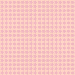 Sweet pink pastel stars shape for fabric pattern and background.