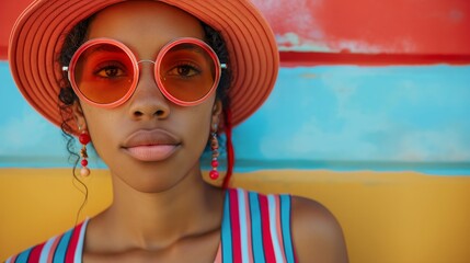 Vibrant youthful expression with bold colors for modern design