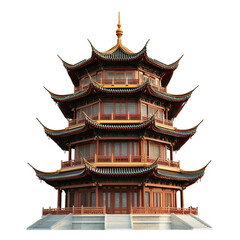Obraz premium Magnificent Pagoda - A Stunning Architectural Masterpiece from the East
