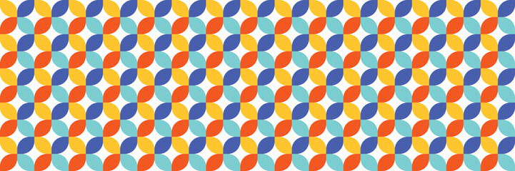 Geometric background. Abstract seamless pattern. Banner. Vector illustration