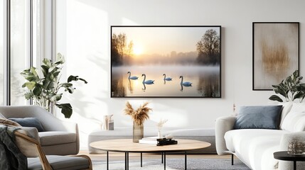 tv in living room