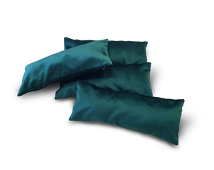 Set of modern decorative pillows