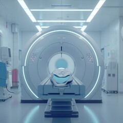 CT scans in hospital laboratories show the future of medical diagnosis It offers accurate imaging and efficient patient examination through advanced technology. Ai generative