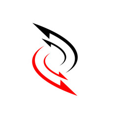 arrow logo vector